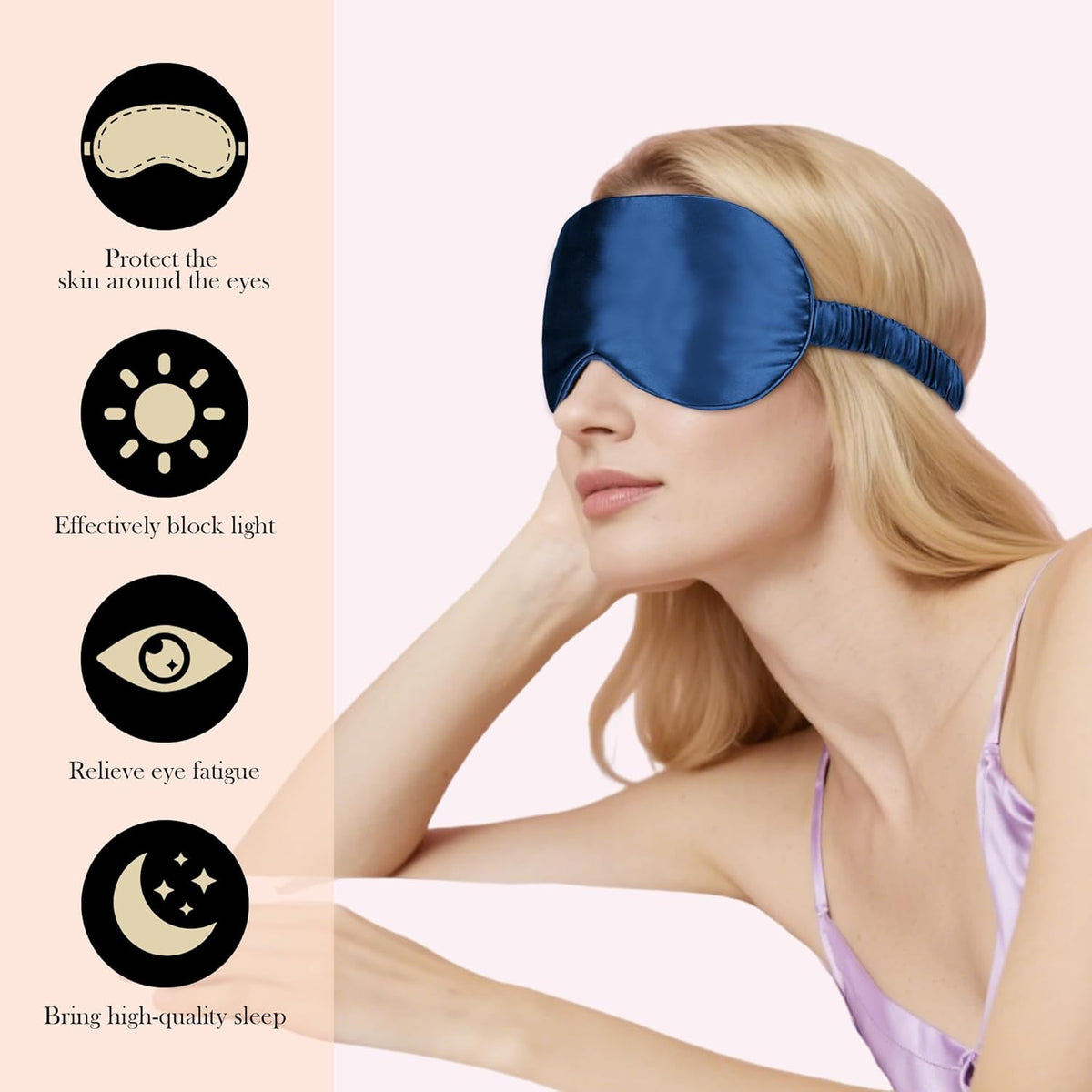 Velvyy Silk Sleep Mask — 22-Momme Mulberry