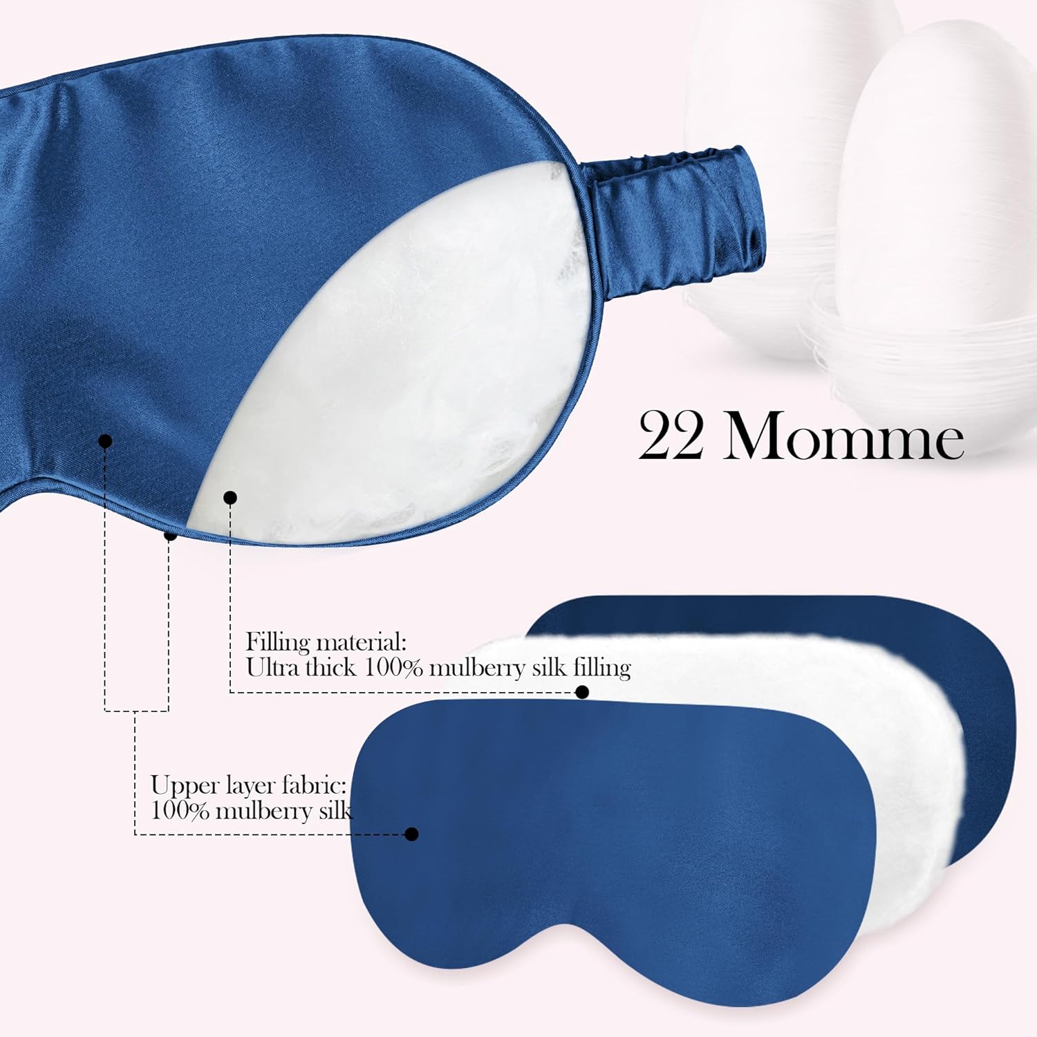 Velvyy Silk Sleep Mask — 22-Momme Mulberry
