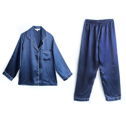 Velvyy Silk Pajama Set — Long-Sleeve Mulberry